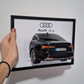 Tablou custom cu spatele mașinii