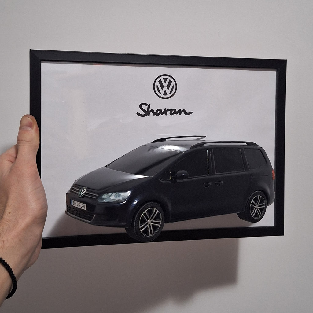 Tablou custom cu mașina completă