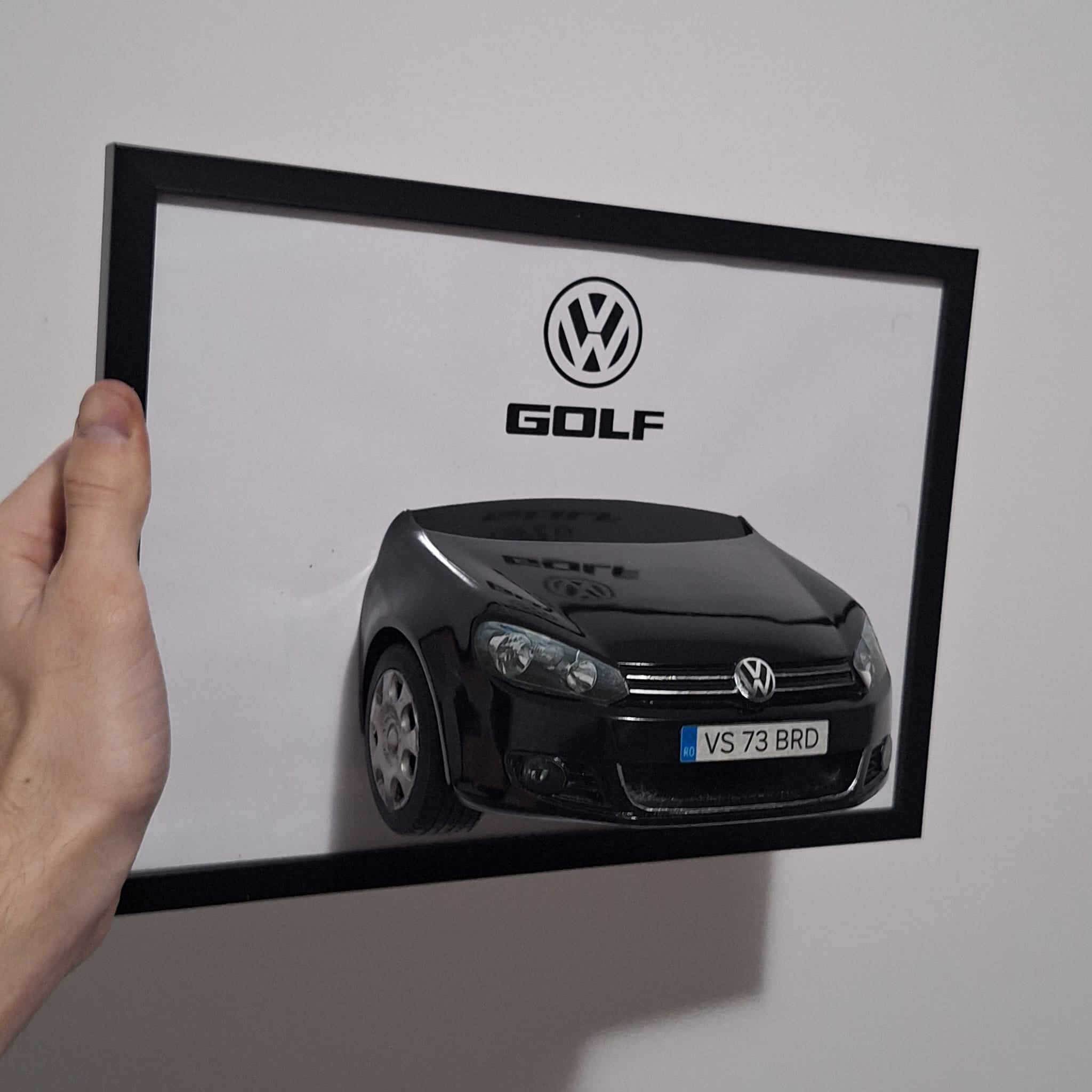 Tablou custom cu fata mașinii