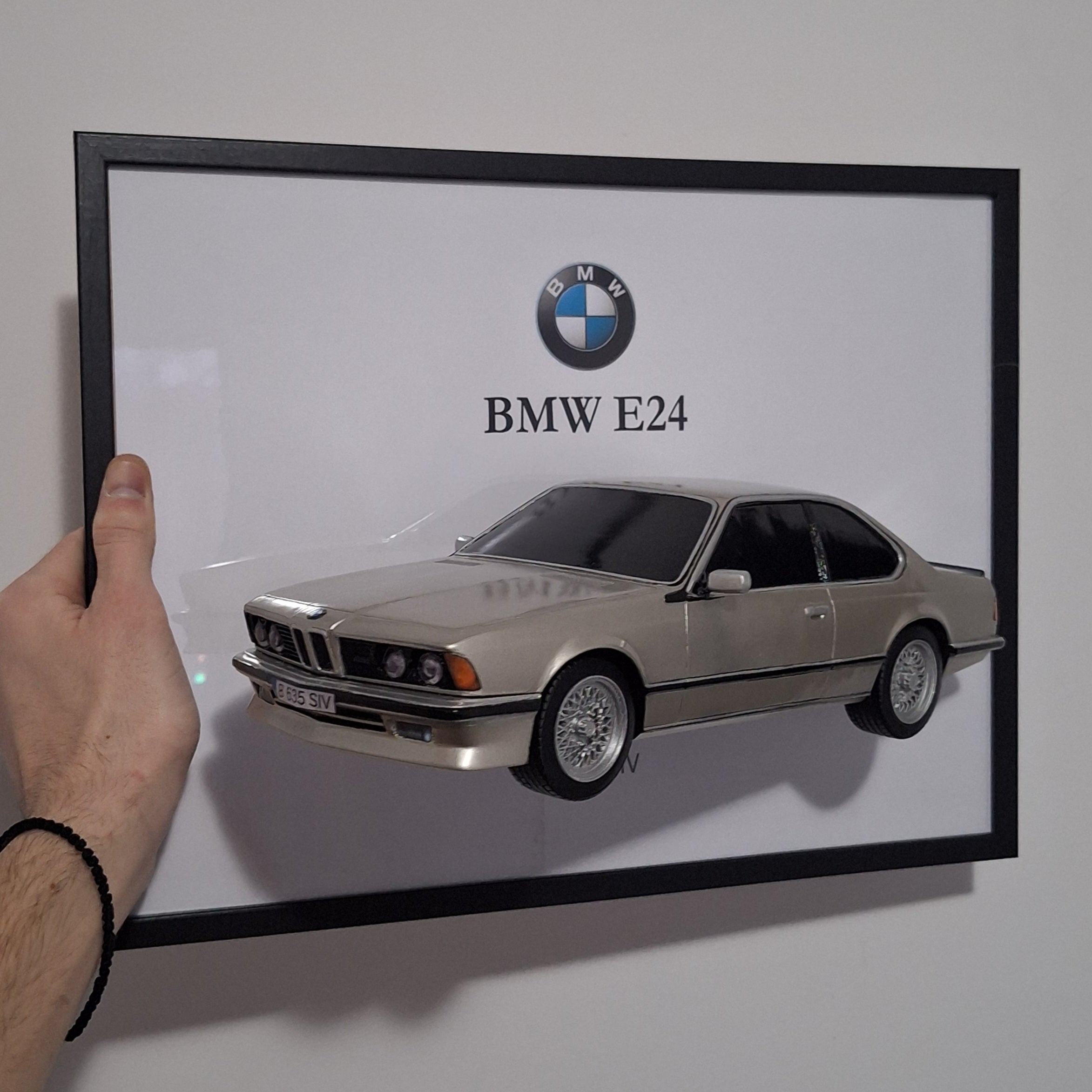 Tablou custom cu mașina completă