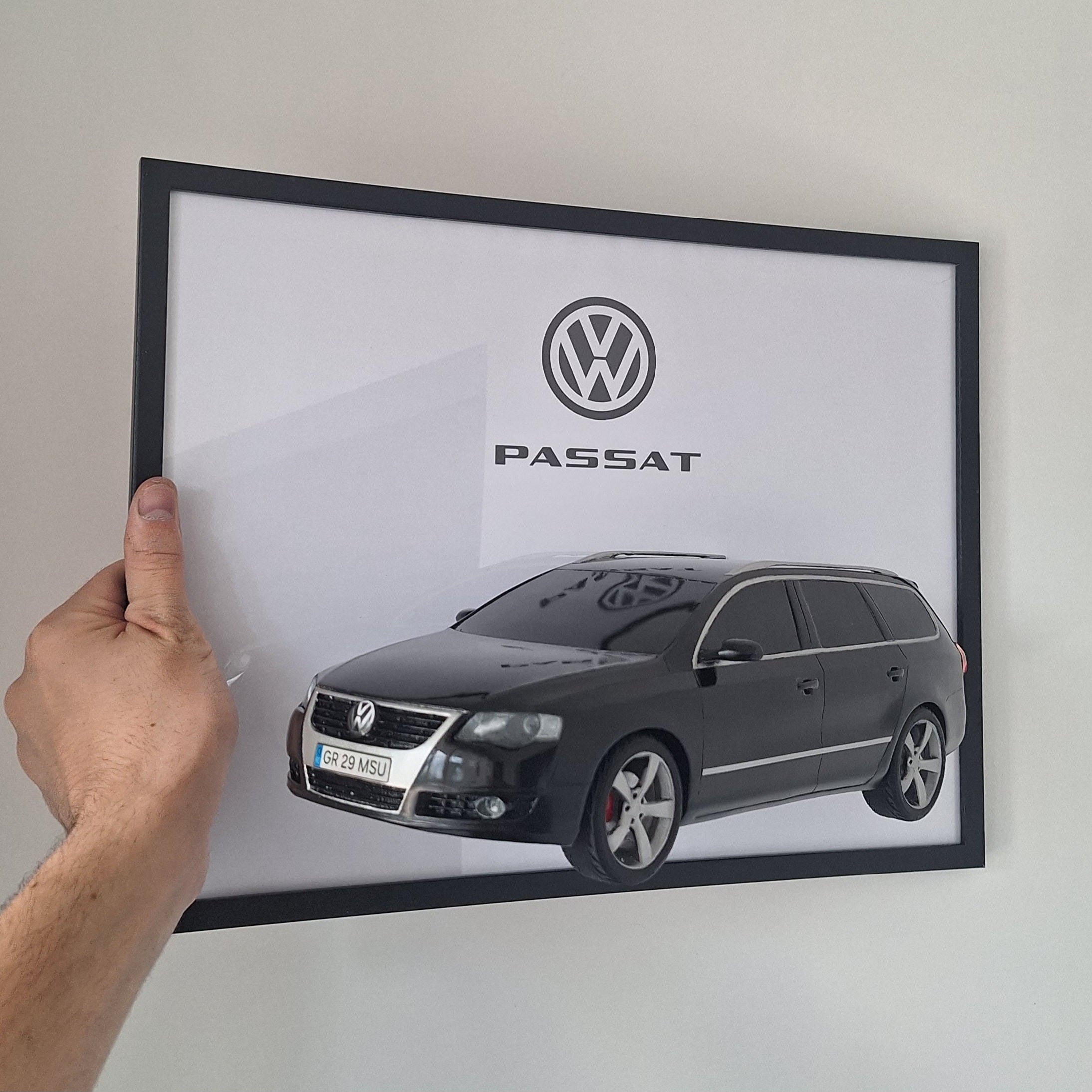Tablou custom cu mașina completă