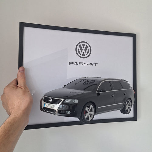 Tablou custom cu mașina completă
